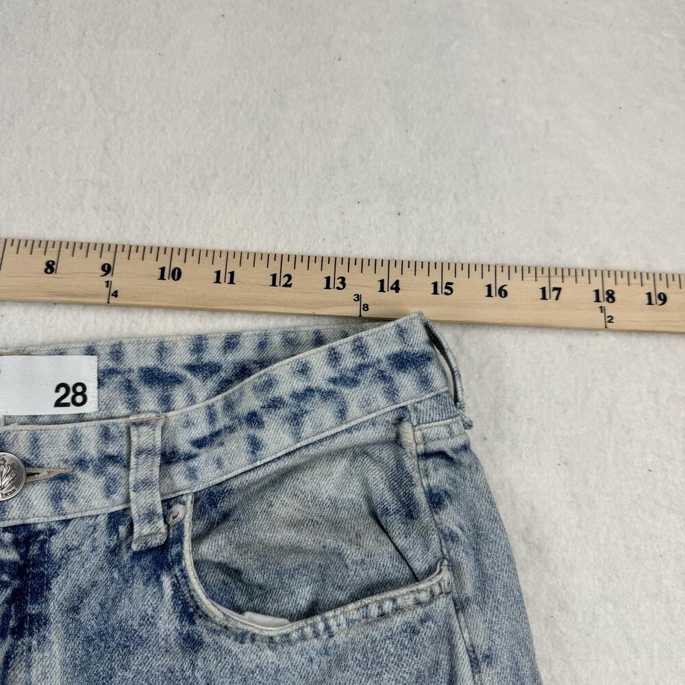 Rag & Bone Jeans Womens Size 28 Blue High Rise Straight Light Wash Cotton Denim - Picture 8 of 12